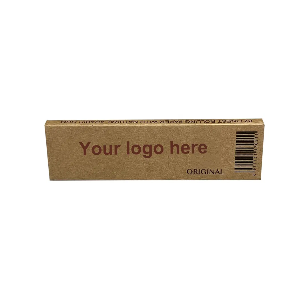 OEM Superking Size 12.5GSM Unbleached Brown Color Rolling Paper Factory