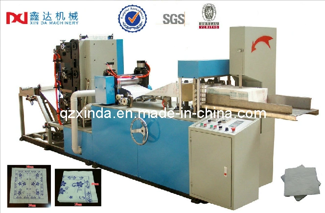 Automatic Printing Serviette Paper Machine to Embossed Folder Tissue Napkin Manufacturer