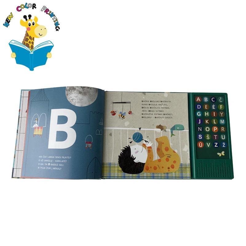 OEM Electronics Push Button Musical Book Children Sound Book