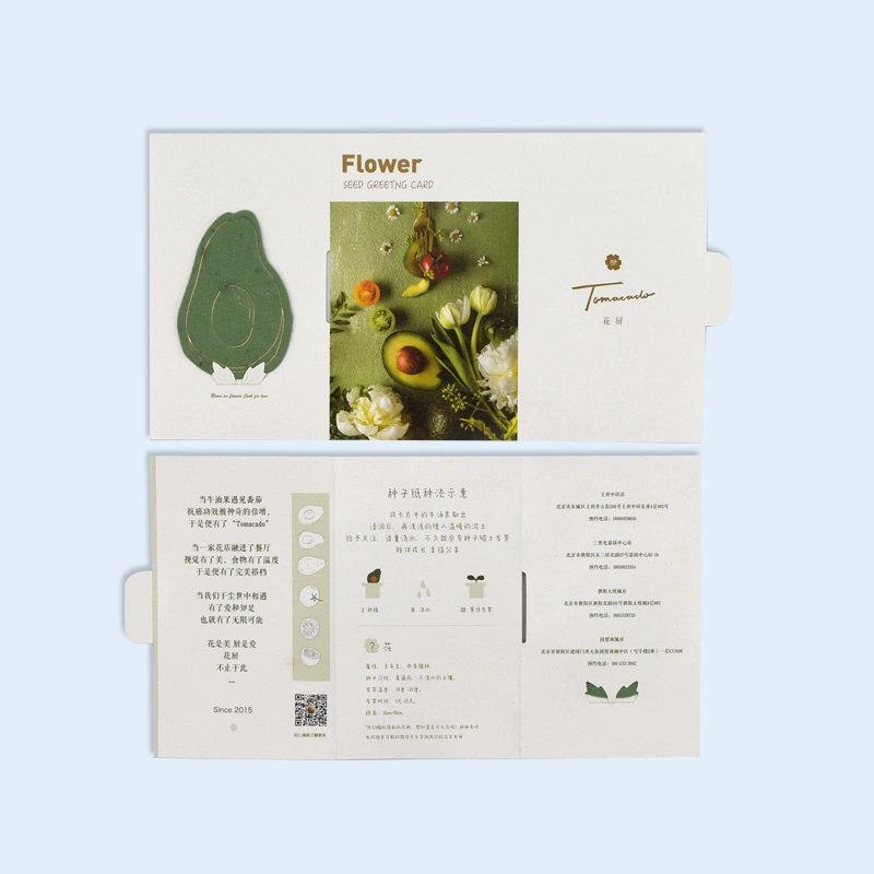 2023 Custom Best Quality Eco-Friendly Seeds Paper Card Tags